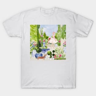 Gardeners, watercolor painting T-Shirt